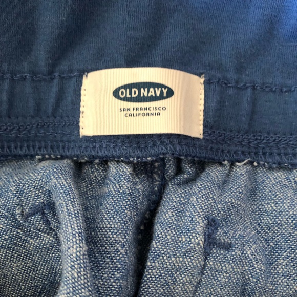 Linen blend high waist pants - Picture 2 of 4